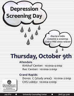 National Depression Screening Day Pew Campus